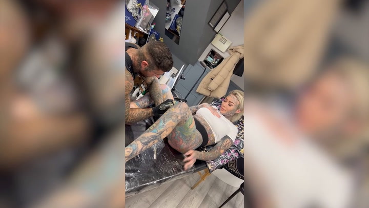 ‘Britain’s most tattooed woman’ got vagina inked as artist’s girlfriend filmed